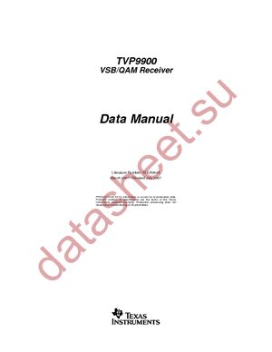 TVP9900PFP datasheet  
